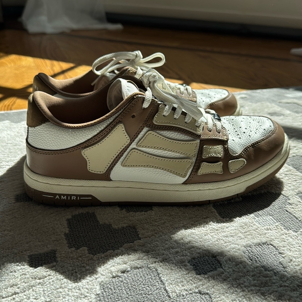 Amiri skel-top low brown US9